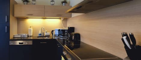 Apartment | Eigene Küche | Wasserkocher, Toaster