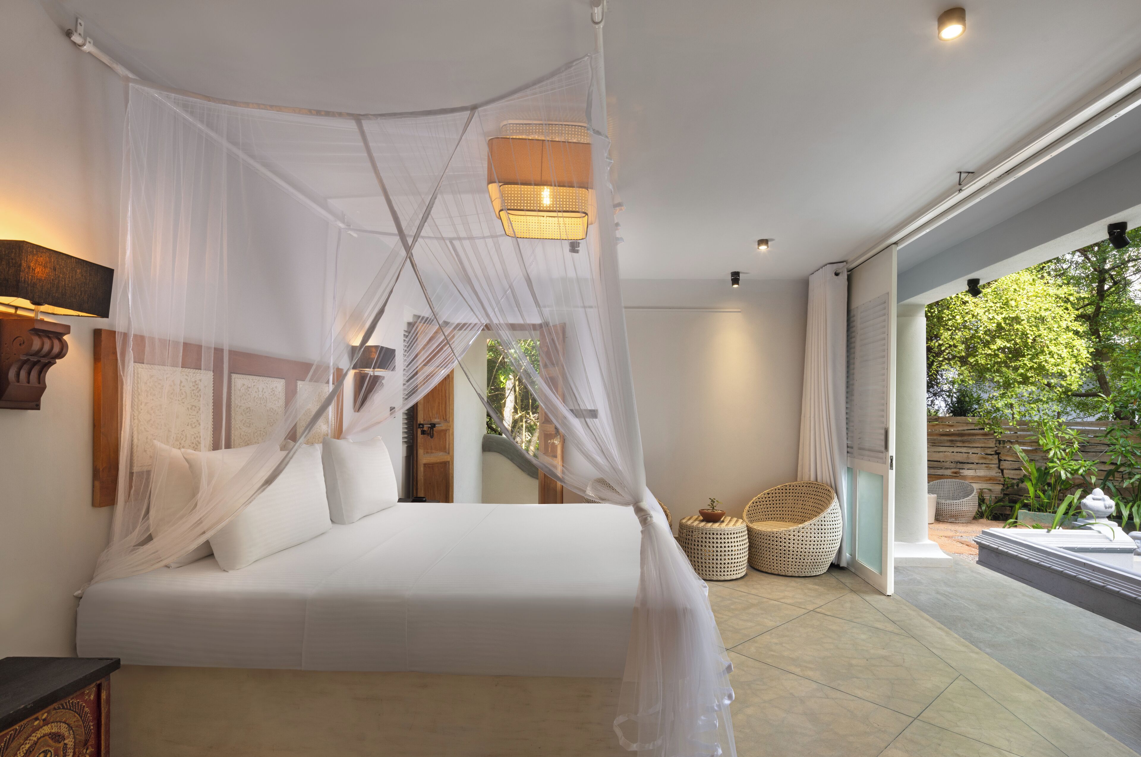 Double Room, Pool View | In-room safe, desk, blackout curtains, soundproofing