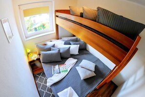 Apartamento | 2 quartos, individualmente mobiliados, roupa de cama