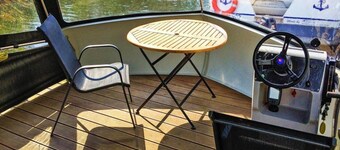 Hausboot auf der Peene, Demmin