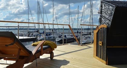 Houseboat Hecht in Egernsund at the Marina Minde