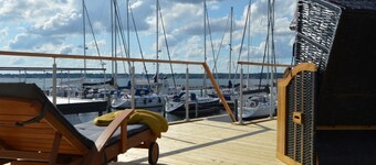 Houseboat Hecht in Egernsund at the Marina Minde