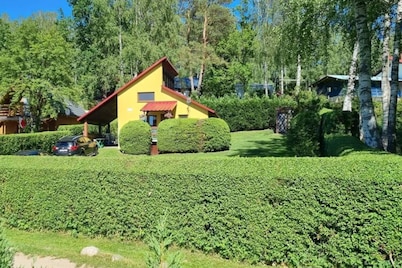 Cottage Overlooking the Lake, Insko