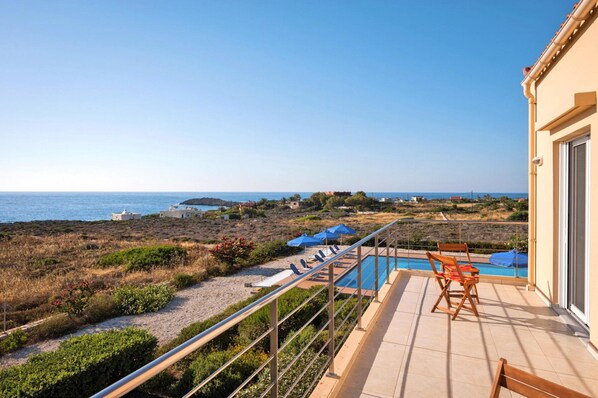 Apartment | View from property - Saltwater Pool Flat in Chania (Chania)