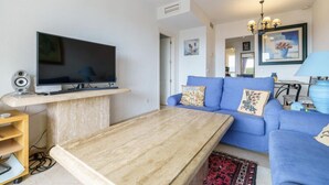 Apartment | Living area - Apartment With Garden and Communal Pool (Mijas)