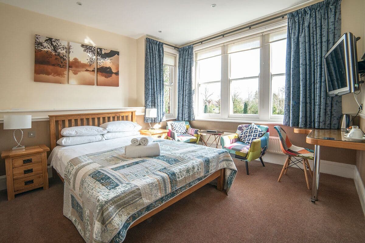 Comfort kamer, uitzicht op tuin | Een bureau, gratis wifi, beddengoed