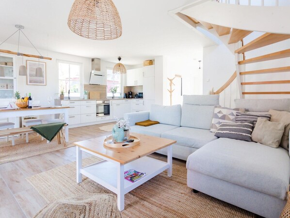 Living area - Ferienhaus mit Sauna in Boiensdorf (Boiensdorf)
