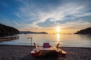 Beach nearby, black sand