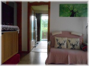 Smart-tv, een dvd-speler en boeken