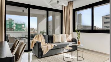 Apartment, 2 Bedrooms, Balcony, City View | Room amenity