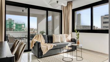 Apartment, 2 Bedrooms, Balcony, City View | Room amenity