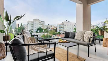 Appartement, 2 chambres, balcon, vue ville | Balcon