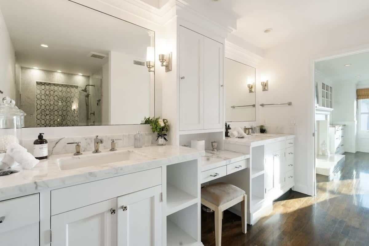 Shower, hair dryer