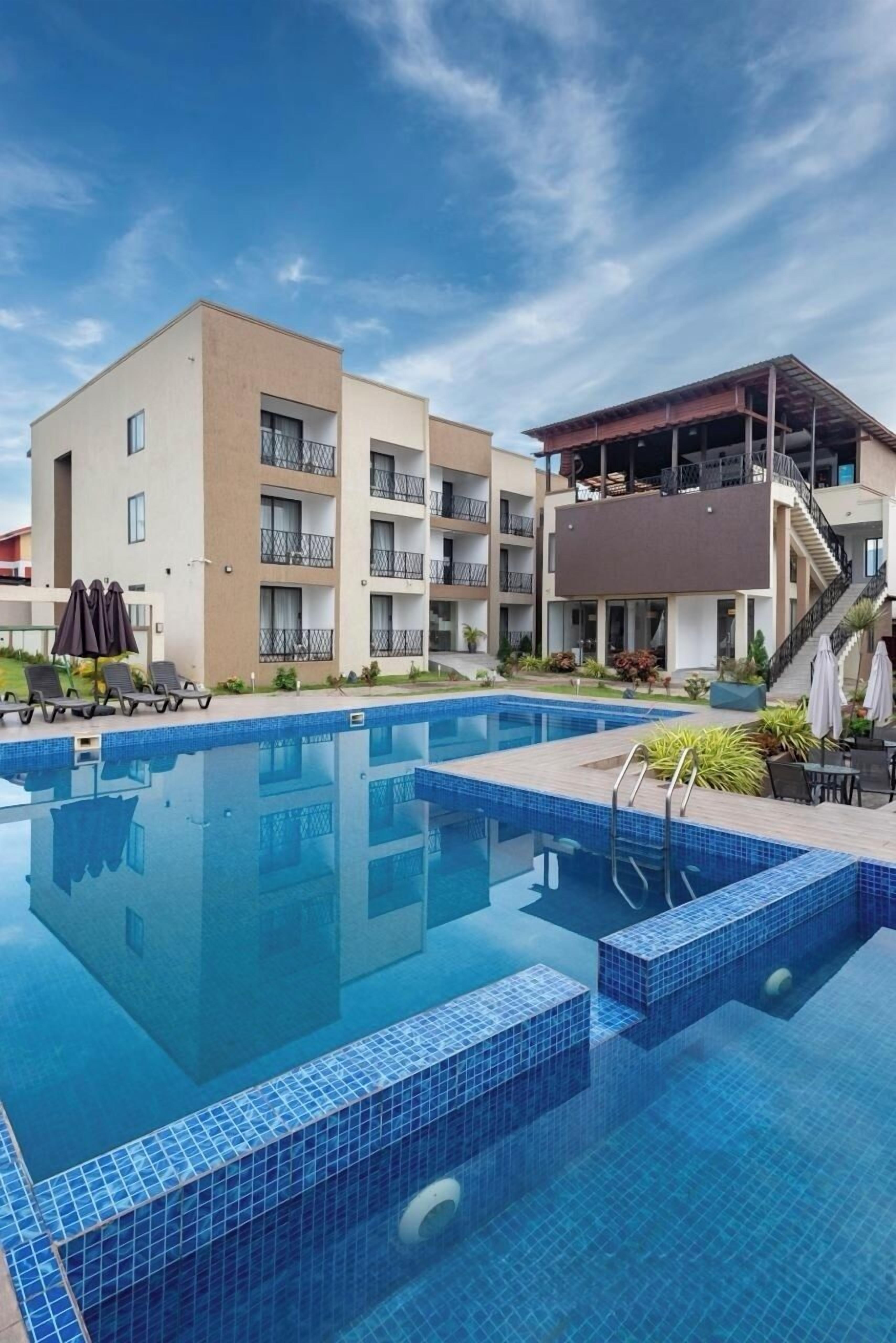 Voorkant van accommodatie