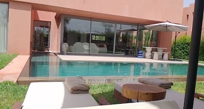 Luxury escape in Marrakech overlooking the Atlas mountains