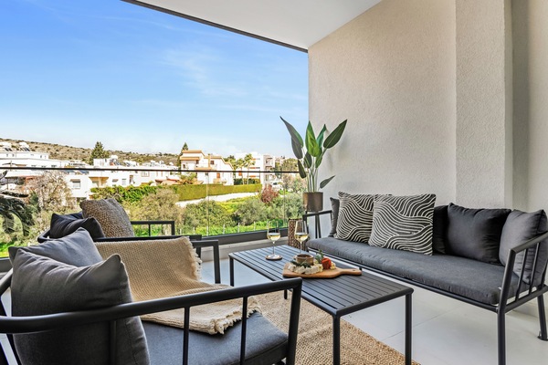 Apartment, 1 Schlafzimmer, Balkon, Stadtblick | Balkon