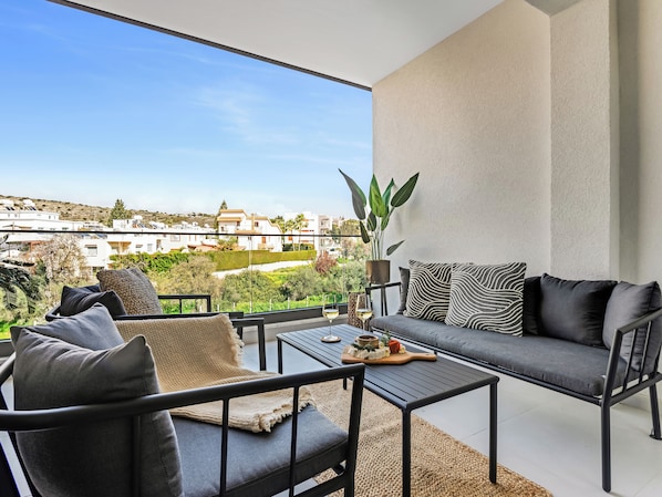 Apartment, 1 Bedroom, Balcony, City View | Balcony - Sanders Triple Limassol (Limassol)