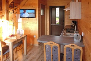 House | Private kitchen | Highchair - Terraced House in Rewal Near Sandy Beach (Rewal)