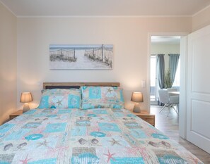 Apartamento | 2 quartos, individualmente mobiliados, ferros/tábuas de passar roupa
