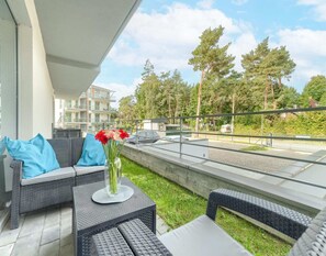 Apartment | Balcony - Apartment in Pobierowo Near Baltic Beach (Rewal)