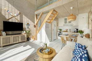 Private kitchen - House With a Huge Terrace and a Whirlpool Bathtub (Kamien Pomorski)