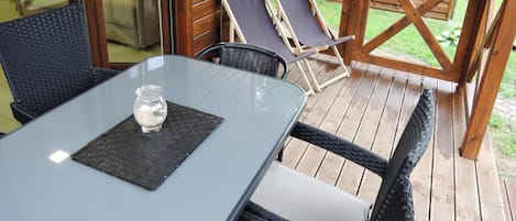 Ferienhaus | Balkon