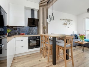 Apartment | Private kitchen - Apartment in Rewal Near Baltic Sea Beach (Rewal)