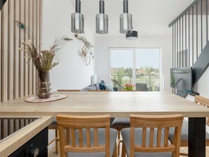 Apartment | Private kitchen | Electric kettle, high chair - Apartment in Rewal Near Baltic Sea Beach (Rewal)