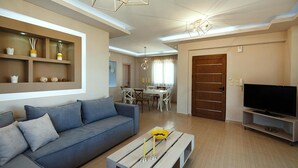 Living area - Holiday Villa With hot tub (Rethymno)