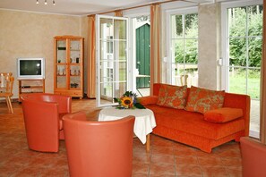 House | Living area - Ferienhauser im Tannenpark, Tanne (Oberharz am Brocken)