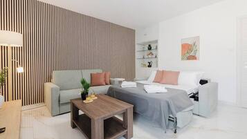 2 slaapkamers, een strijkplank/strijkijzer, gratis wifi, beddengoed