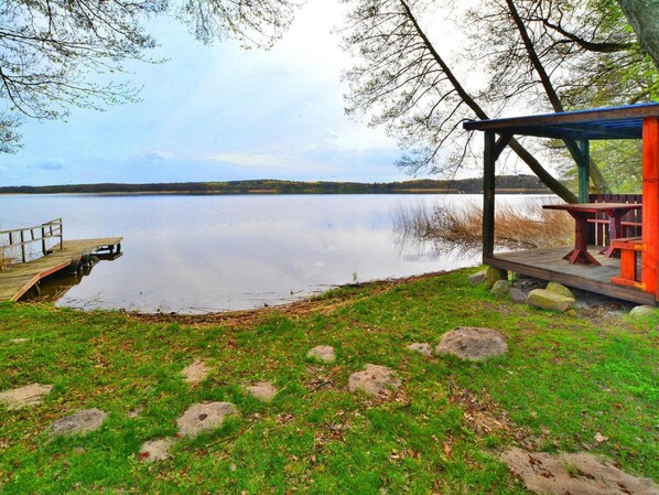 House | View from property - Holiday Home With Fireplace and Private Garden (Szczecinek)