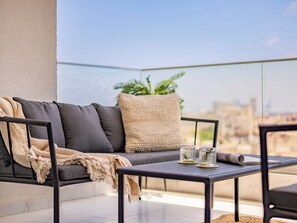Apartment, 1 Bedroom, Balcony, City View | Living area - Sanders Cruise Limassol (Limassol)