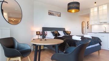 Apartamento | 1 quarto, roupa de cama