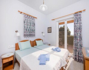 Apartment | 1 bedroom, individually furnished - Saltwater Pool Apartment in Chania (Chania)