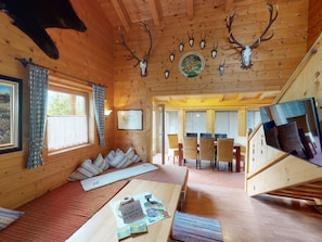 Living area - Chalet in Wildkogel Near ski Slopes (Neukirchen am Grossvenediger)