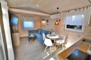House | Living room - Year-round, Modern Holiday Home With a Terrace (Ustronie Morskie)