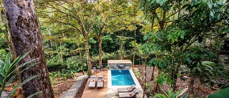 Casa, 3 habitaciones, alberca privada, vista al jardín | Alberca | Alberca al aire libre