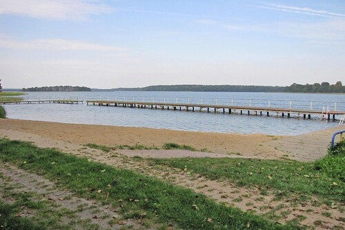 Cottage by Lake Dabrowa With Fishing