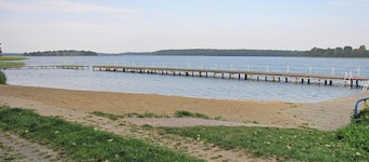 Cottage by Lake Dabrowa With Fishing