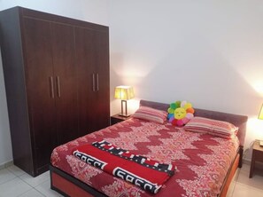 1 dormitorio y ropa de cama