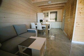 House | Living room - Terraced House Near Baltic Sea and Golf Course (gmina Wolin)