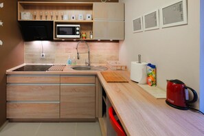 單棟房屋 | 私人廚房 | 電熱水壺、多士爐