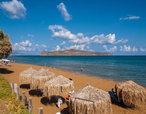 View from property - Modern Holiday Home in Stalos With Balcony (Chania)