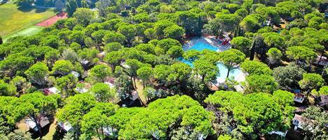 Bungalow | Blick von der Unterkunft