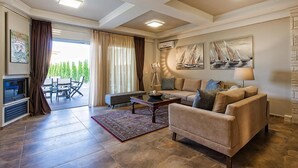 House | Living area - Seaside Villa With Private Pool (Kassandra)