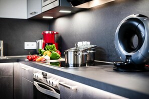 Apartment | Eigene Küche | Wasserkocher, Toaster, Hochstuhl