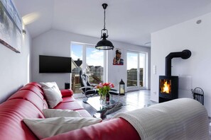 Apartment | Wohnzimmer | Kamin