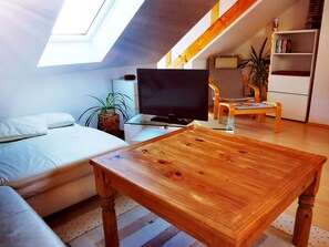 Apartment | Living room - Huebsche Ferienwohnung in Lubmin mit Blick auf Ruegen (Lubmin)