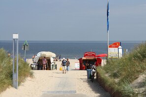Guests can enjoy access to the beach and nearby amenities.